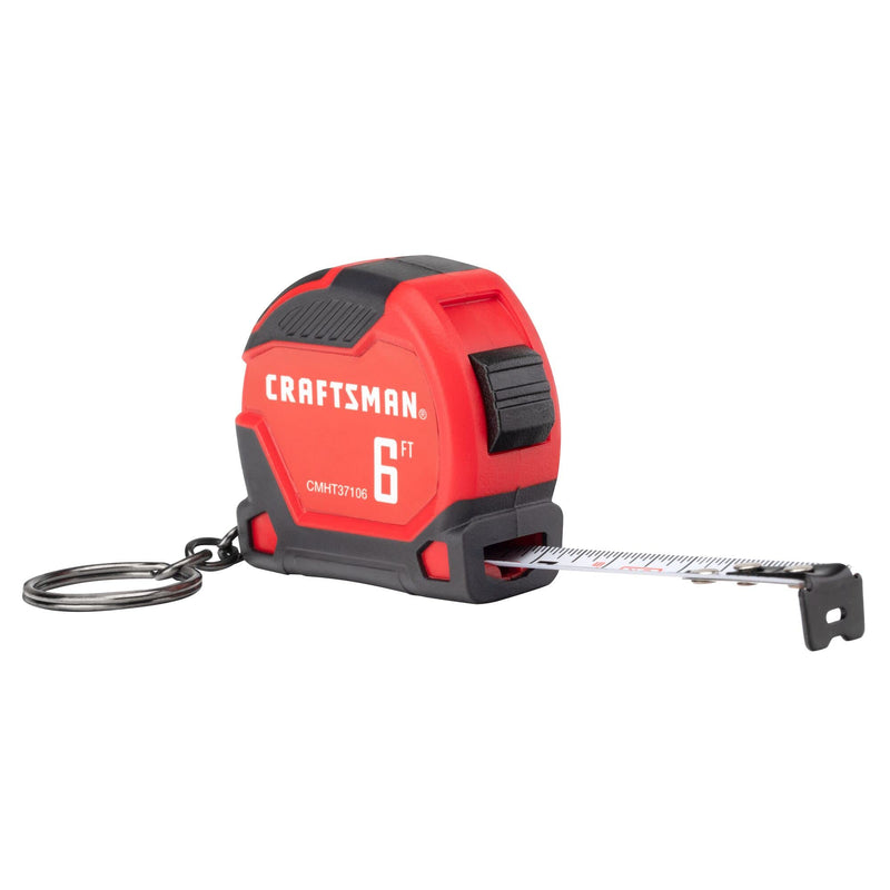 [Australia - AusPower] - CRAFTSMAN Keychain Tape Measure, 6 FT (CMHT37106G) 