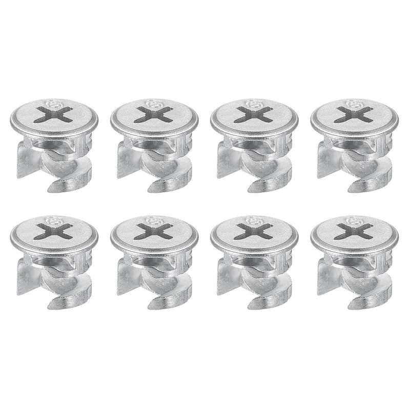 [Australia - AusPower] - Cam Lock Nut for Furniture, 24pcs 12x10mm Joint Connector Locking Nuts Furniture Connecting Cam Fittings 24 