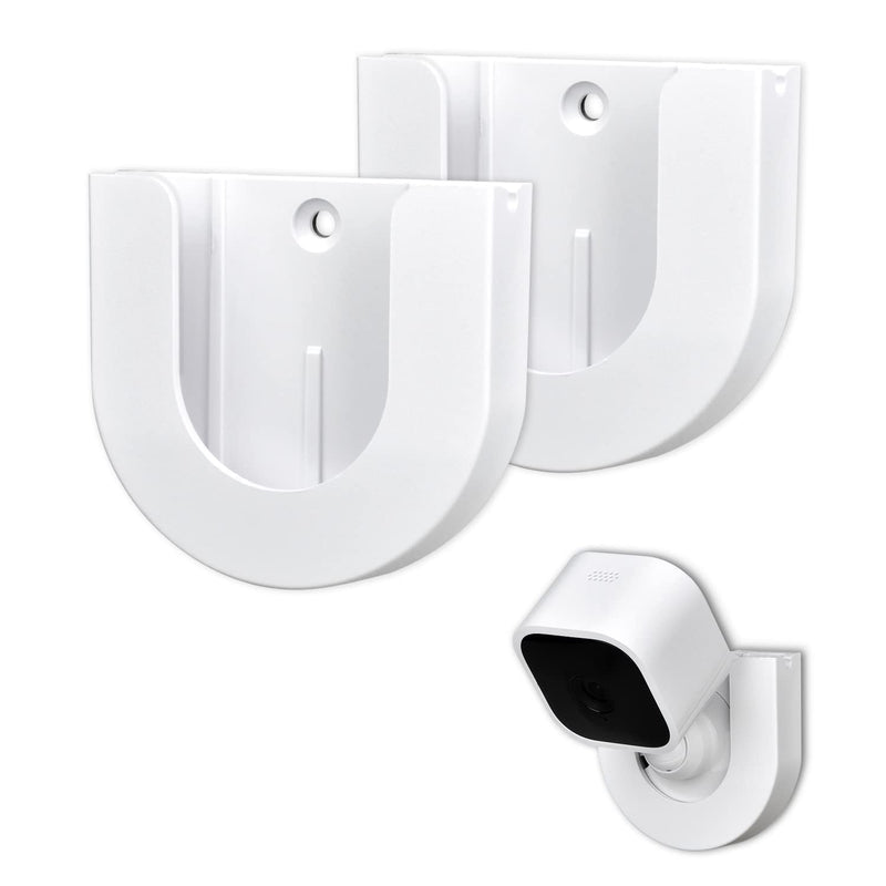 [Australia - AusPower] - 2 Pack Wall Mount for Blink Mini Indoor Camera,Strong Adhesive Camera Mount Base for Blink Mini Indoor Camera,Two Ways Easy Installation, No Drilling or Screw Secured Fixed (Camera not Included) 