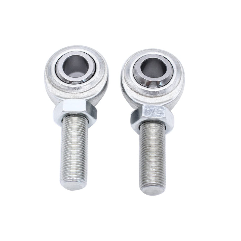 [Australia - AusPower] - 2 PCS/SET SHLPDFM Rod Ends Carbon Steel CMR8 1/2-20 RH Thread Pitch,1/2 inch Hole Male Rh Rod End Heim Joints 