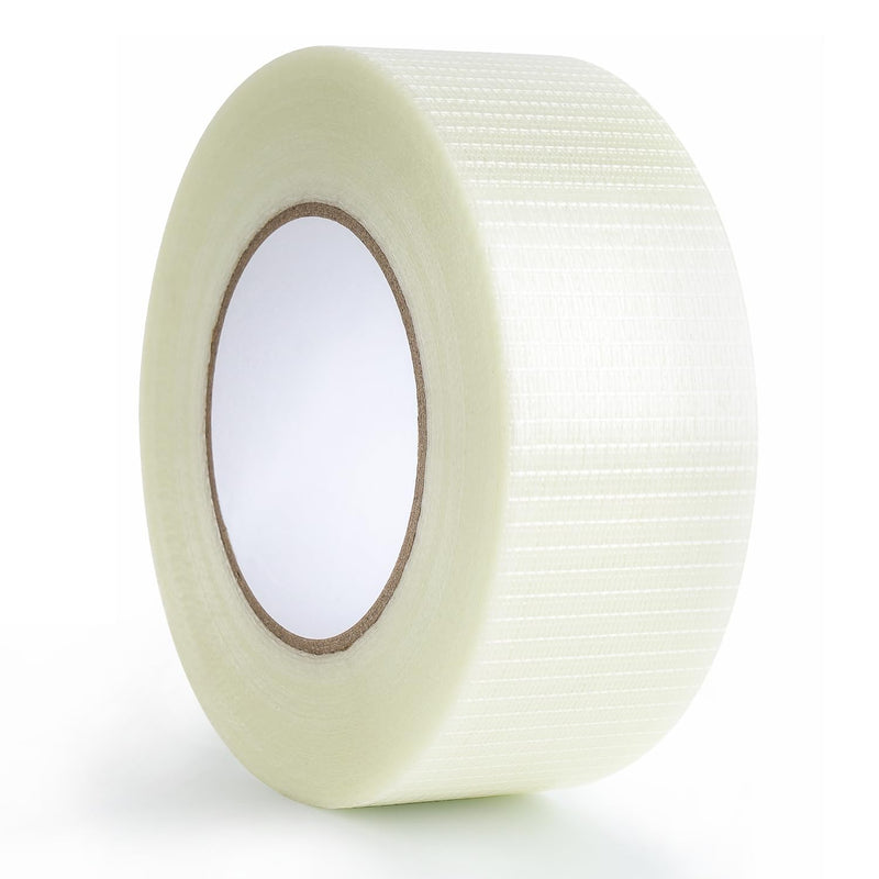 [Australia - AusPower] - Lichamp Strapping Tape 2 inches, 60 Yards Reinforced Packing Tape Wide Fiberglass Tape Filament Nylon Tape 