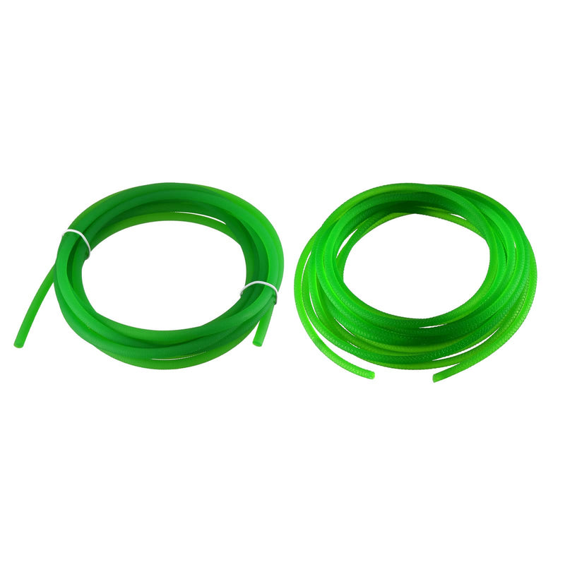 [Australia - AusPower] - uxcell 10ft 4mm 5mm PU Transmission Round Belt High-Performance Urethane Belting Green for Conveyor Bonding Machine Dryer 2pcs 