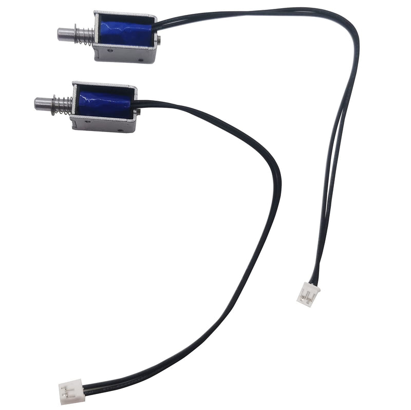 [Australia - AusPower] - 2PCS Mini Push Pull Linear Solenoid Electromagnet 3mm Stroke DC 3V~5V 6? 0.5A~0.83A Open Frame Mini Frames Actuator Electric DC Magnet Solenoid DS-0420S 