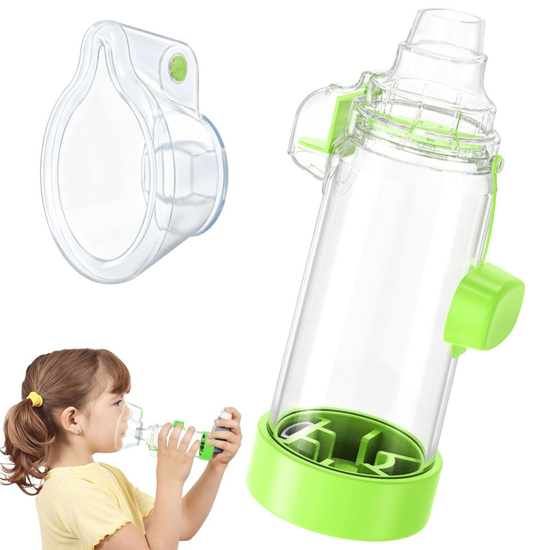 Inhaler Spacer for Adult and Kids NESSI OTC SPACER (Green/Kids) Green/Kids