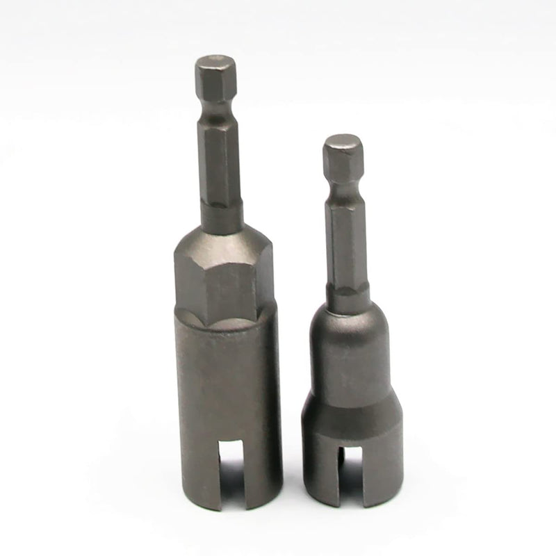 [Australia - AusPower] - 1Pcs Slot Wing Nut and 1Pcs Deep Power Wing Nut Driver for Panel Nuts Screws Eye Q Hanger C Hook Bolt 1Set 