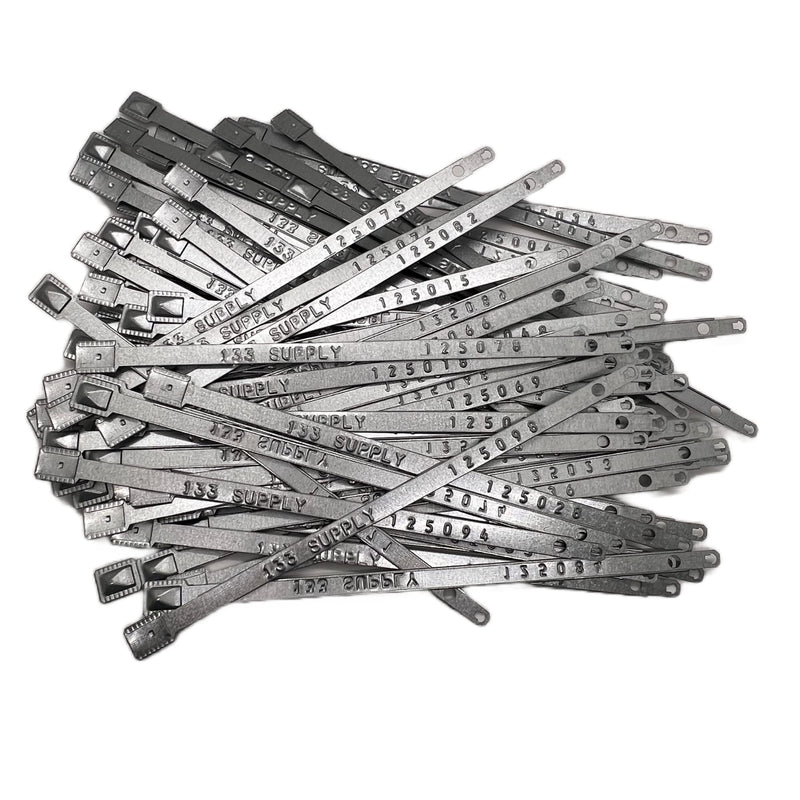 [Australia - AusPower] - 100 Metal Truck Seals - Trailer & Container Security Seals for Load Freight & Shipping 100 