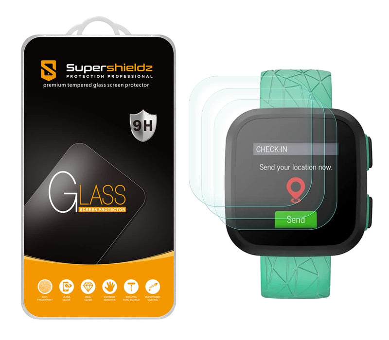 [Australia - AusPower] - Supershieldz (3 Pack) Designed for Garmin Bounce Tempered Glass Screen Protector, Anti Scratch, Bubble Free 