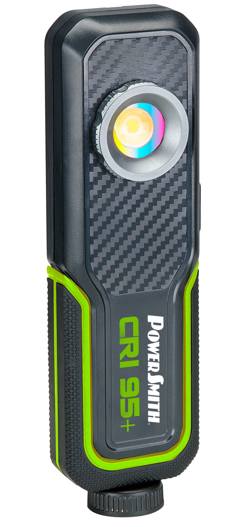PowerSmith 500 LM Rechargeable LED Color Match (CRI 95+) Inspection Light, Two Color Temperatures 5000K/3500K, hanging hook, magnetic base with USB-C charging cable and 2 Year Warranty (PILC95500)