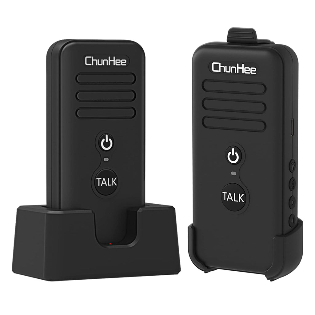 [Australia - AusPower] - ChunHee Intercoms Wireless for Home, 16 Channels Intercom System for Home Use Two-Way Communication Caregiver Intercom System for Elderly/Patient/Senior/Disabled/Pregnant 2 Pack 