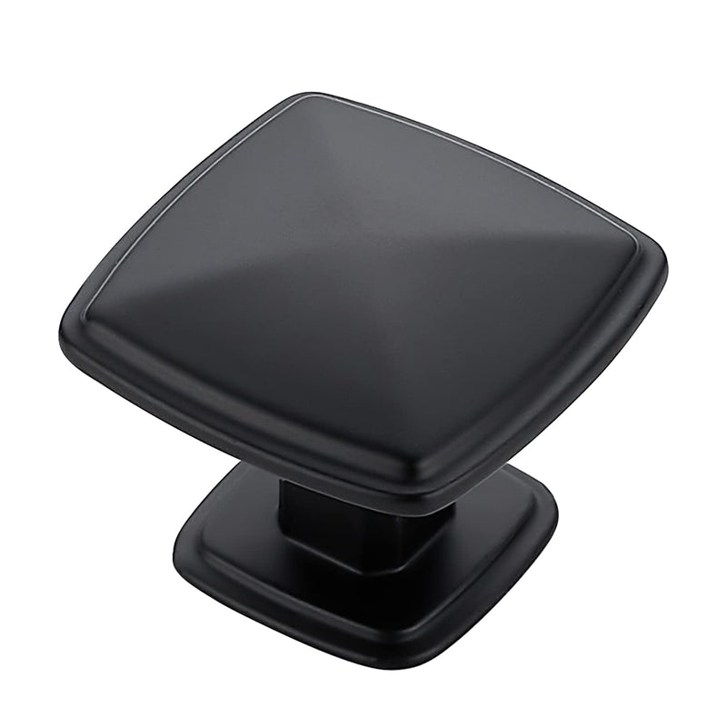 15 Pack Matte Black Kitchen Cabinet Knobs, Kitchen Hardware | For Cabinets, Drawers, Dressers, Closets, Easy Install, Screws Included, Rust-Resistant 15