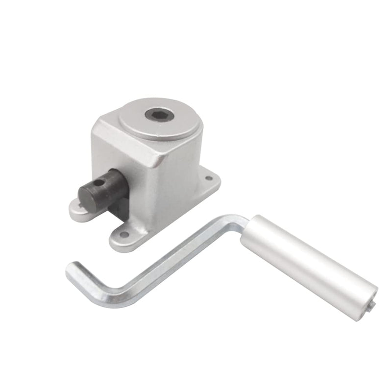 [Australia - AusPower] - 1:1 Manual Right Angle Tapered Bevel Gearbox with Handle 1.5 Module 20 Teeth 90° Angle Drive Steering Gear Device Simple Mechanical DIY Module with 15mm Shaft 