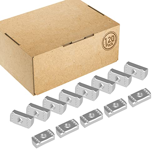 GZBEVITAR 1/4"-20 no-spring strut channel nuts, 120-piece set.