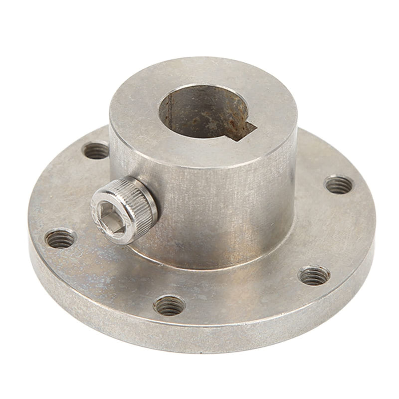[Australia - AusPower] - 14mm Stainless Steel Flange Coupling With Chain Slot, Motor Connector RC Shaft Coupler Replacement Parts for DIY RC Model 