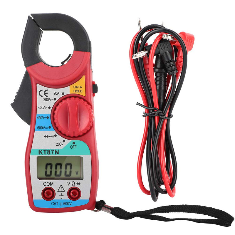 [Australia - AusPower] - Joyzan Digital Clamp Meter, Amp Voltage Multimeter Auto Ranging AC DC Measures Current Tester Continuity Temperature Capacitance Resistance Diodes Non Contact Detection Alligator Clips Electrican 