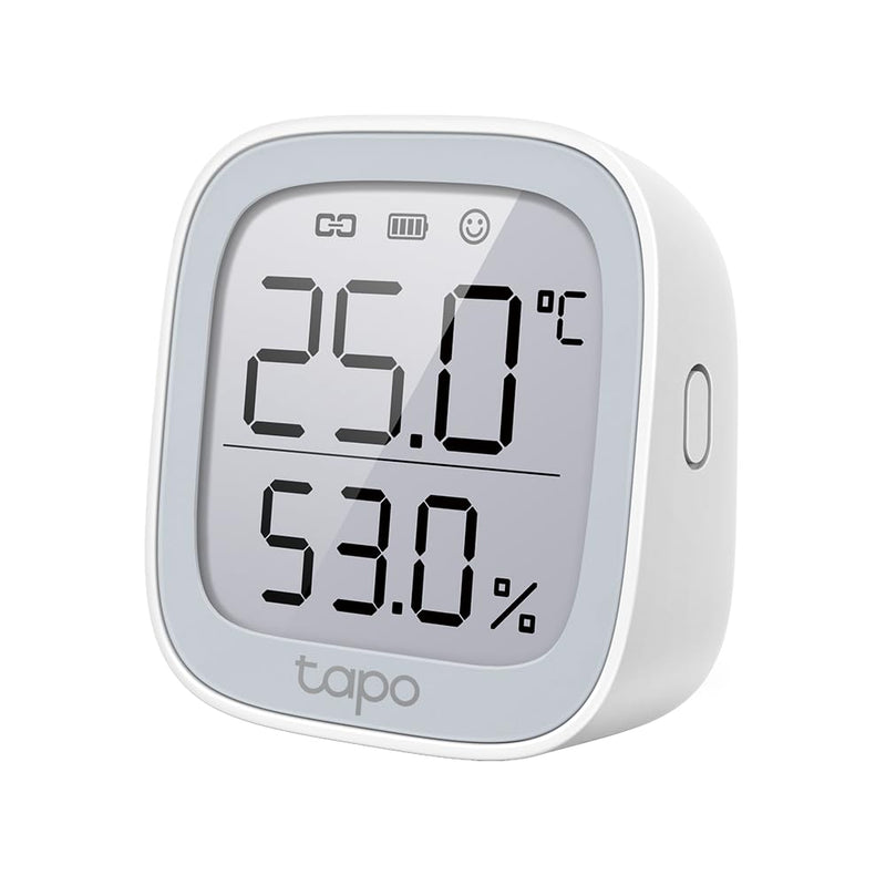 TP-Link Tapo T315 Smart Home Temperature and Humidity Meter, Digital Thermo-Hygrometer Indoor Room Thermometer with 2.7 Inch E-Ink Display, High Precision Sensor, Hub Required White