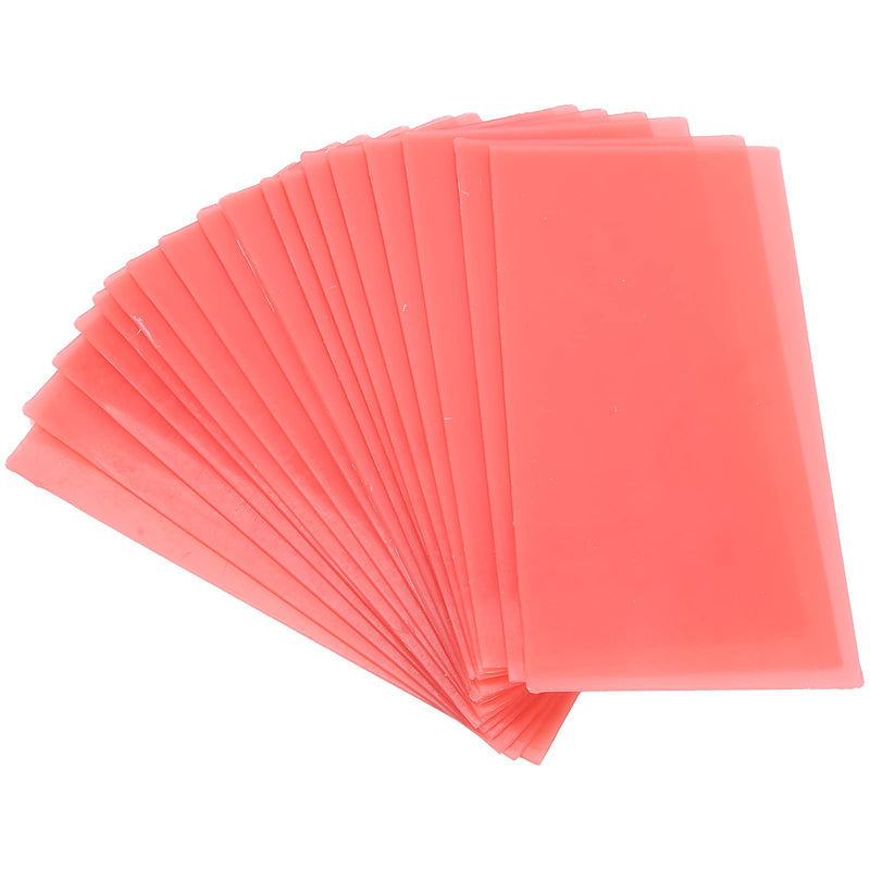 18 pcs Dental Base Wax for Teeth Repair, Modelling Wax Dental, Red Dental Wax Dental Wax Dental Aid Material, Dental Wax Sheet Supply for Clinical Trial Teeth
