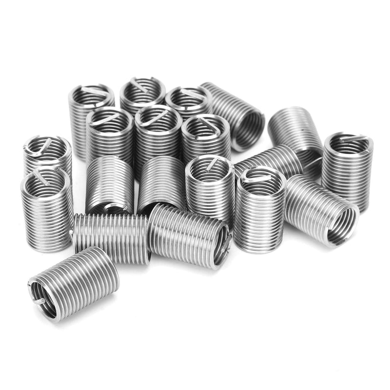 [Australia - AusPower] - Wire Thread Inserts Screws Sleeve Assortment Kit, 20Pcs M12 x 1.5 Stainless Steel Helical Coiled Wire Screw Repair Sleeve(2.5D) 2.5D 