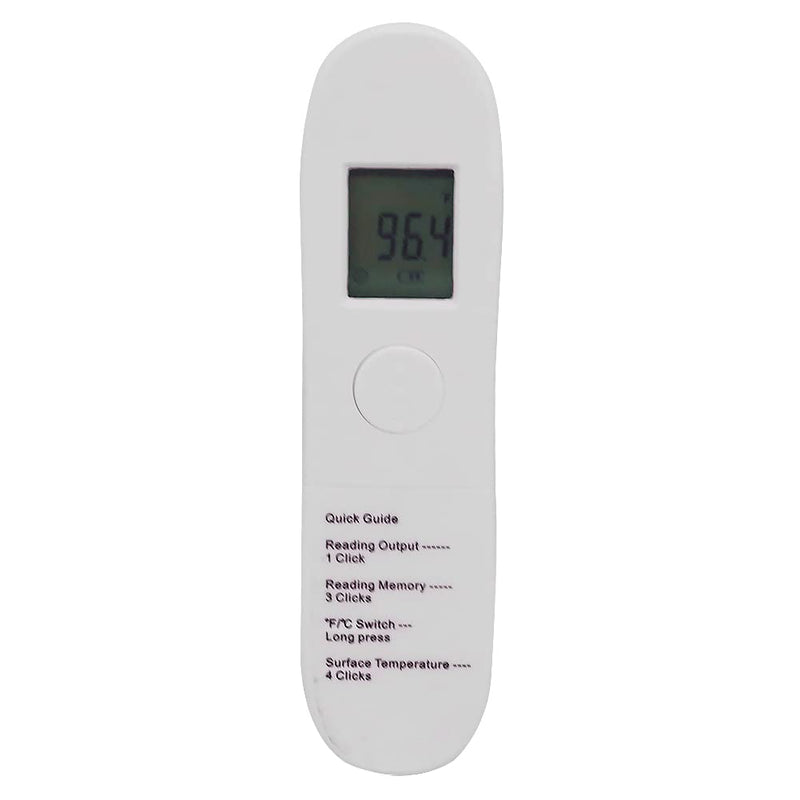 [Australia - AusPower] - No-Touch Forehead Thermometer, LCD Digital Infrared Thermometer for Adults Ultra-Sensitive Sensors, Large LED Digits, Quiet Vibration Feedback, Non Contact 
