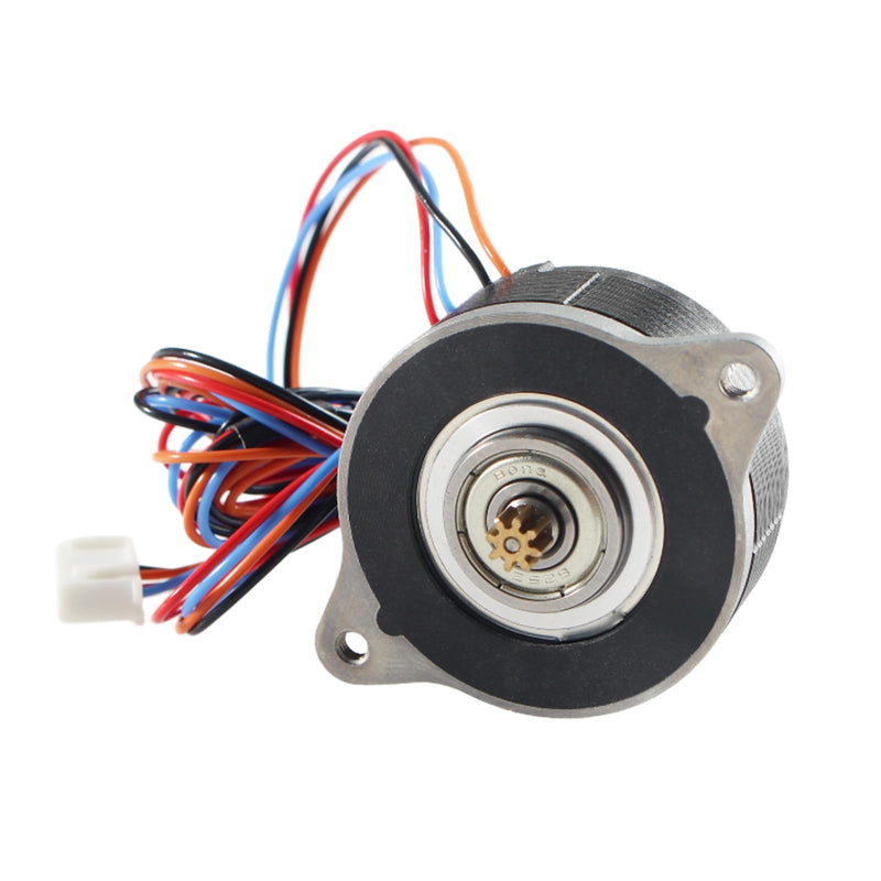 FYSETC Moons Nema 14 36mm Pancake Stepper Motor with 8 Tooth Gear: 17MM Enhanced Light Weight with Extension Cable for Orbitor/Sherpa Extruder Ender 3 Pro Neo V2 Voron2.4 3D Printer Direct Drive