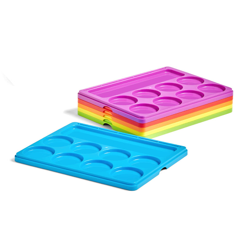[Australia - AusPower] - hand2mind Little Minds at Work Sound Segmenting Trays by Tara West, Phonemic Awareness, Science of Reading Manipulatives, Elkonin Boxes, Letter Sounds, Preschool Learning Activities (Set of 6) 