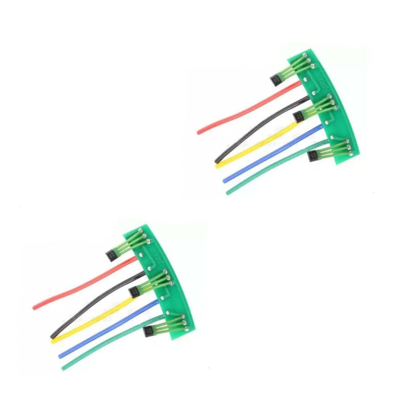 [Australia - AusPower] - SaiDian 2Pcs E Bike Hall Sensor 2-Wheels Electric Vehicles Motor Hall Element Circuit Board 41F Motor Hall Plate Sensor 120 Degree with Wire 