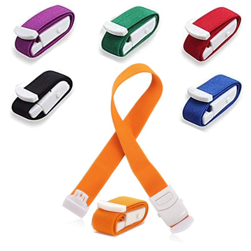 [Australia - AusPower] - Tourniquets, Emergency Outdoor Tourniquet First Aid Tactical Life Saving Hemorrhage Control,Medical Buckle Tourniquet with at Home, Outdoors, Sports, Workplace, Hiking & Survival (6 Pack) Elastic 6 