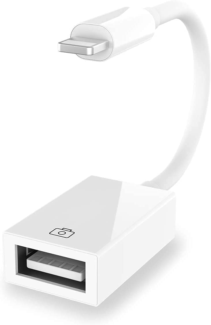 [Australia - AusPower] - 【Apple MFi Certified】 Lightning to USB Camera Adapter for iPhone/iPad, Female USB 3.0 OTG Cable Adapter Support Connect Camera,USB Flash Drive,Card Reader,MIDI Keyboard, Mouse USB to Lightning 