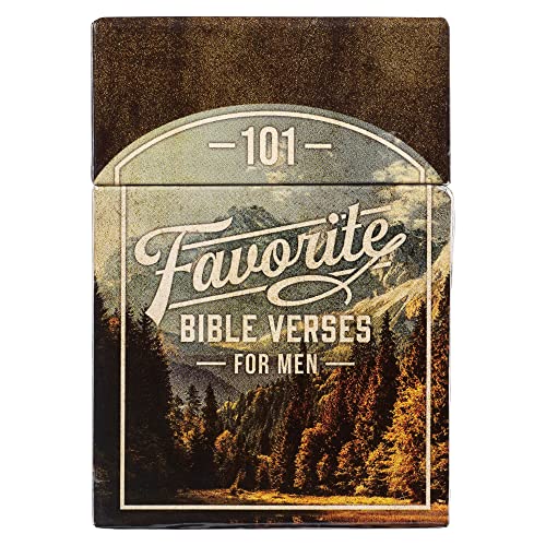 101 Favorite Bible Verses for Men, Inspirational Scripture Cards to Keep or Share (Boxes of Blessings)