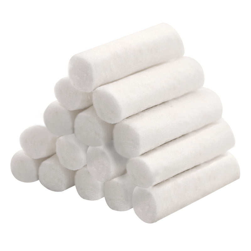 [Australia - AusPower] - 200 Count 1.5 inch Dental Gauze Cotton Rolls, Non-Sterile 100% Natural Cotton, High Absorbent Cotton for Mouth Gauze and Nosebleeds for Kids and Adults 