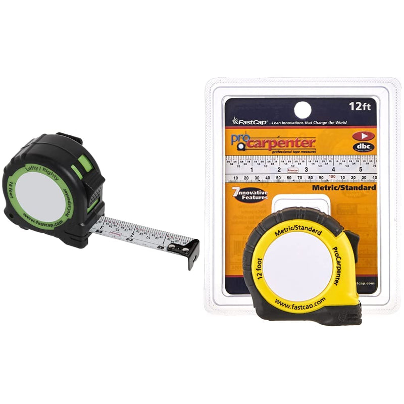 [Australia - AusPower] - Fastcap PMS-12 12-Foot Metric/Standard Measuring Tape & PSSR16 16 FastPad Standard Reverse Measuring Tape 