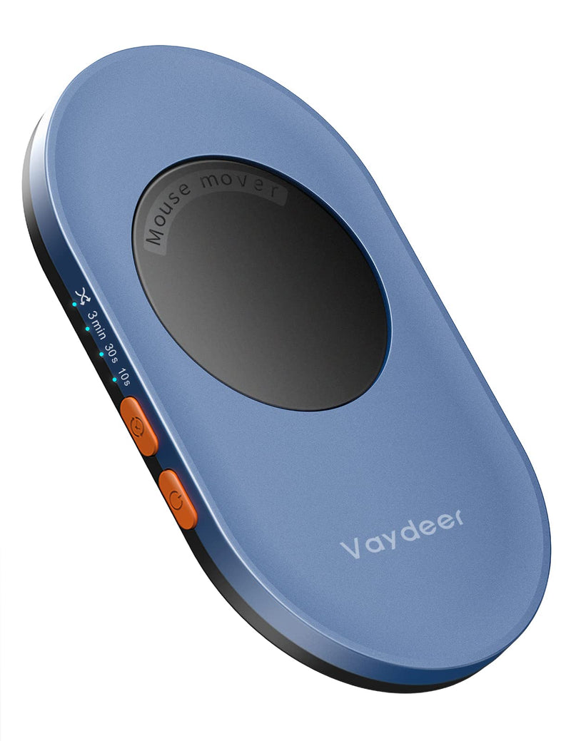 [Australia - AusPower] - Vaydeer Ultra Slim Mouse Mover with Adjustable Interval Timer, Undetectable & Noiseless Jiggler Simulates Realistic Movement, Driver-Free Shaker for Keeping the PC Active and Secure. Ultra-Slim Version 