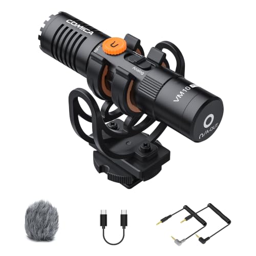 COMICA VM10PRO Universal Video Microphone for Camera, iPhone, Android Phone
