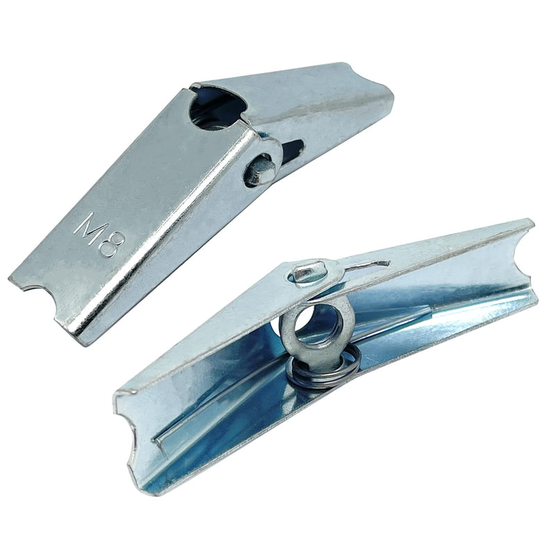 [Australia - AusPower] - 10pcs Toggle Anchors Wing Nut Kit for Hanging Heavy Items on Drywall(M8) M8 