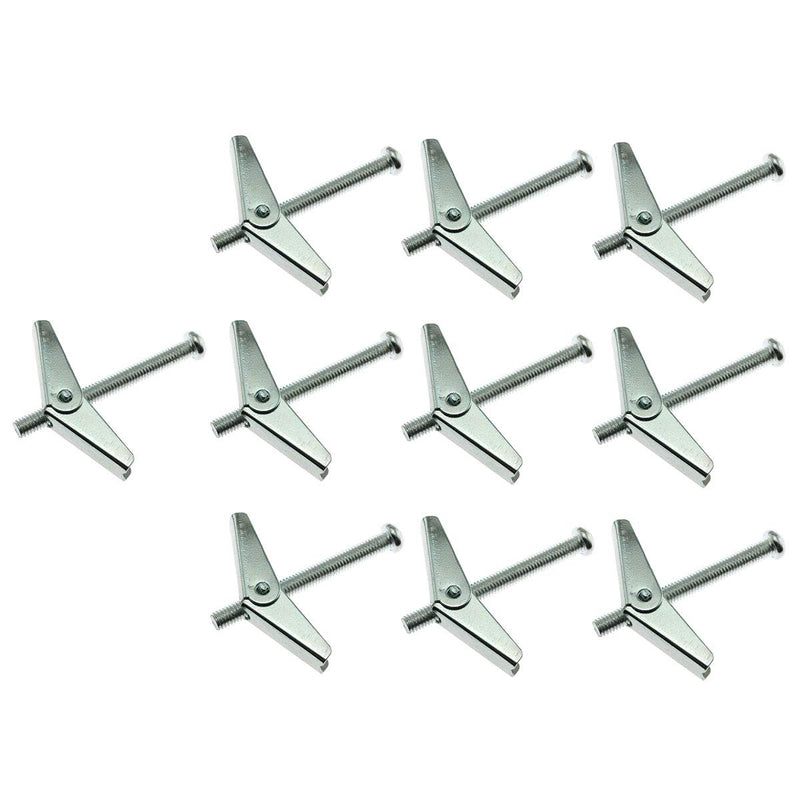 [Australia - AusPower] - TAODAN 10pcs M6 Toggle Anchor Bolt Wing Bolts Wall Toggle Bolts 