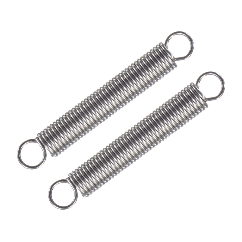 [Australia - AusPower] - METALLIXITY Extension Spring (1.5x12x100mm/0.06"x0.48"x3.94") 2Pcs, 304 Stainless Steel Tension Spring Wire - for Home Repair Construction Machinery 0.06"x0.48"x3.94" 