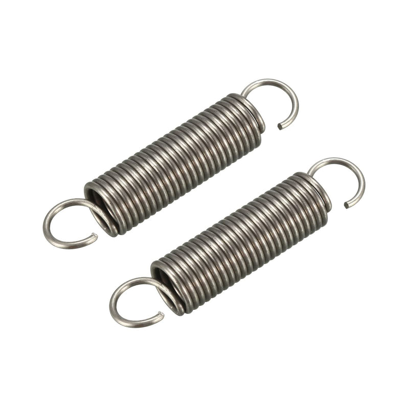 [Australia - AusPower] - Extension Spring (1.2x10x50mm/0.047"x0.39"x1.97") 2Pcs, Stainless Steel Tension Spring Wire - for Home Repair Construction Machinery 0.047"x0.39"x1.97" 