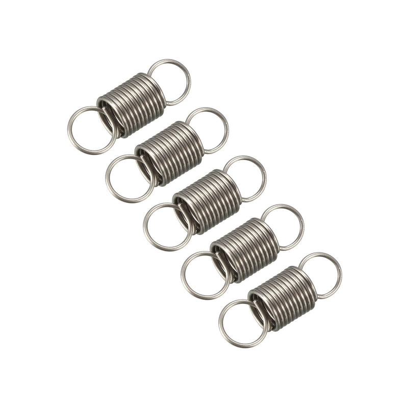 [Australia - AusPower] - Extension Spring (0.5x5x15mm/0.02"x0.2"x0.59") 5Pcs, Stainless Steel Tension Spring Wire - for Home Repair Construction Machinery 0.02"x0.2"x0.59" 