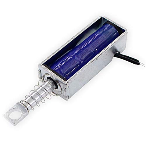 [Australia - AusPower] - Rectangular Sucker Electromagnet 5V 10N Push Pull Type Electric Electromagnet Solenoid Frame Electromagnet for Electromagnetic Lock Solenoid Valve 