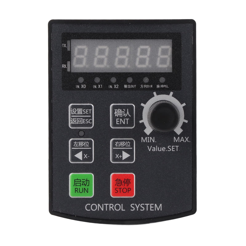 Motor Motion Controller Stepper Servo Motor Control Module with 5-Digit Display DC 12V 24V Limit Switch Communication