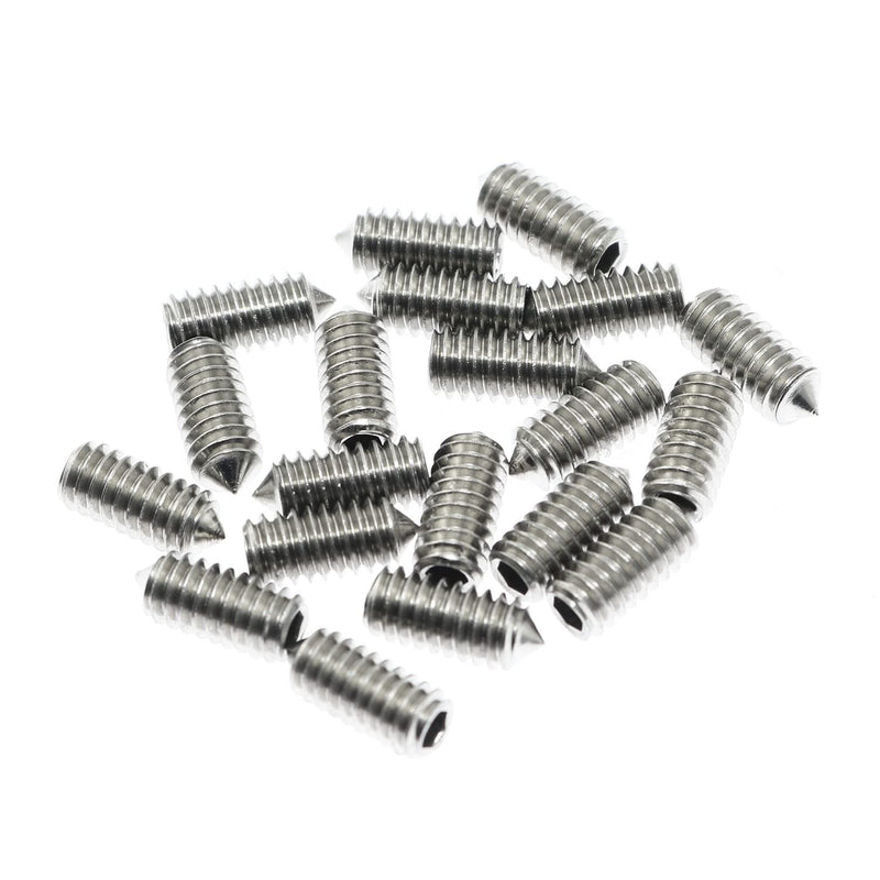 [Australia - AusPower] - Set Screws Maxmoral 20pcs #8-32 x 3/8" Stainless Steel Cone Point Grub Screw/Set Screws for Door Handle, Bathroom ?#8-32 x 3/8Inch 