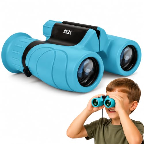 Binoculars for Kids 8x21 High-Resolution for Bird Watching Blue