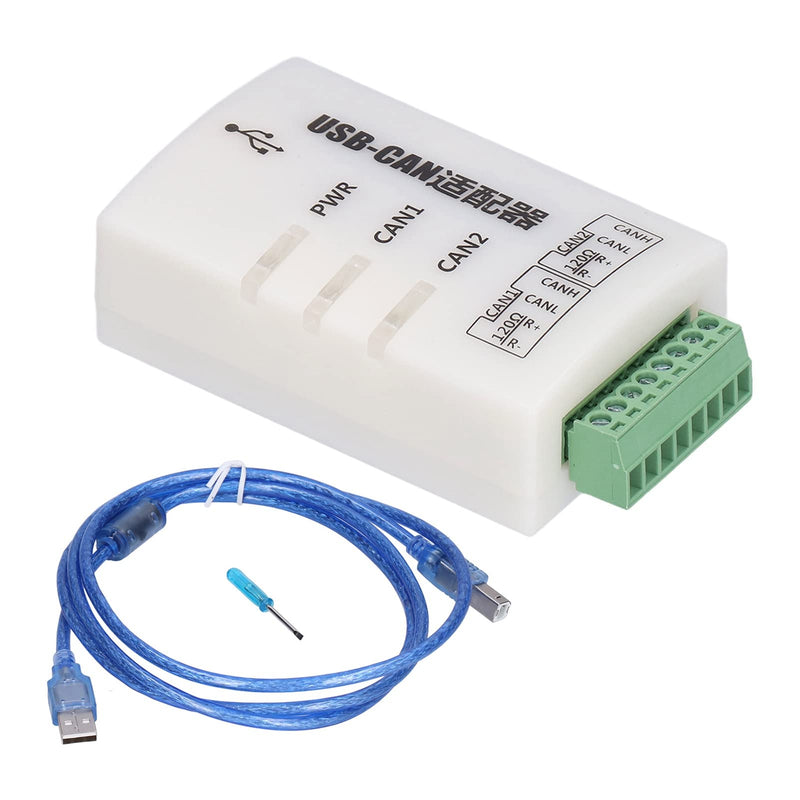 [Australia - AusPower] - USB to CAN Adapter Automatic Dual Channel CAN Bus Analyzer Intelligent Converter Debugger 