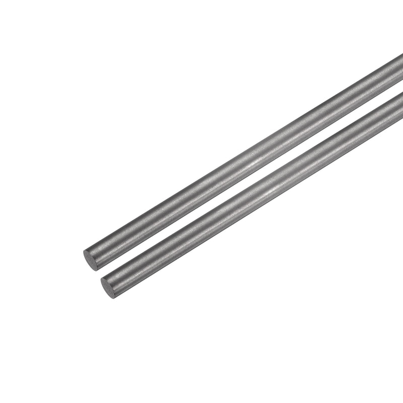 [Australia - AusPower] - PATIKIL Graphite Rod Graphite Stirring Rod Cylinder Stick Carbon Rod 300x6mm Black for Electrode, Melting Casting, Crucibles, Pack of 2 