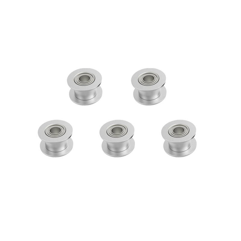 MOTOU® High-Quality Aluminum Idler Pulleys for Smooth, Durable, and Versatile Performance in 3D Printers and CNC Machines (3mm Bore?Toothless) 3mm Bore × Toothless