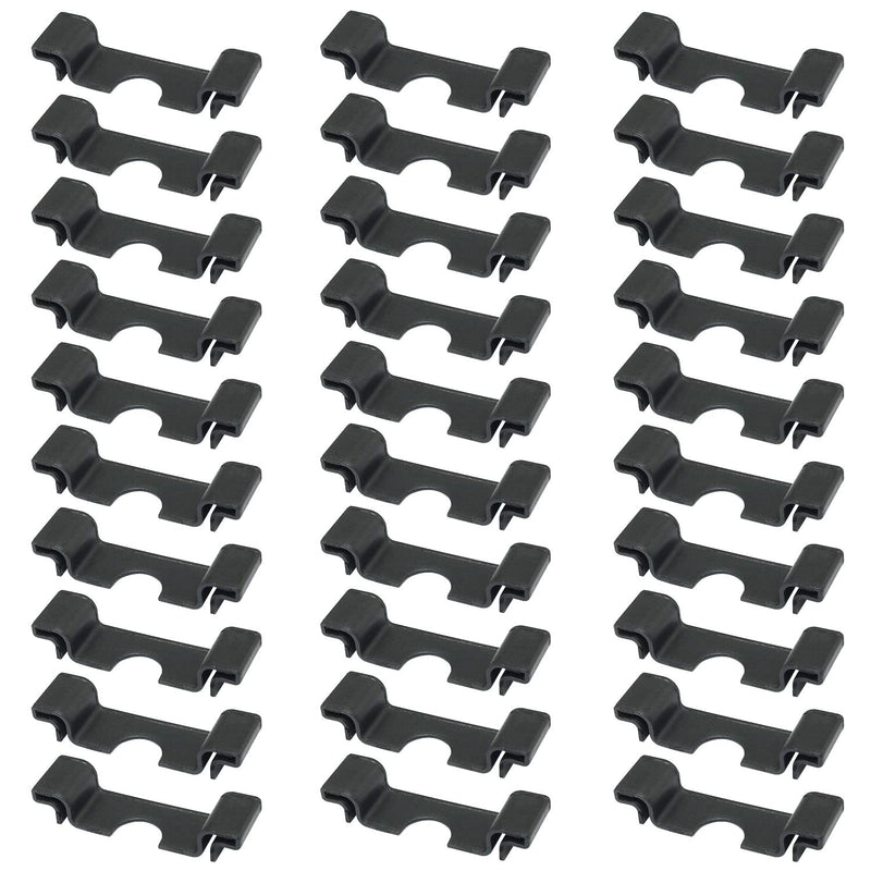 [Australia - AusPower] - 30PCS 35mm Terminal Block DIN Rail Cut Resistant ProtecRail End Cap Protector for C45 DIN Rail 35mm Wide 