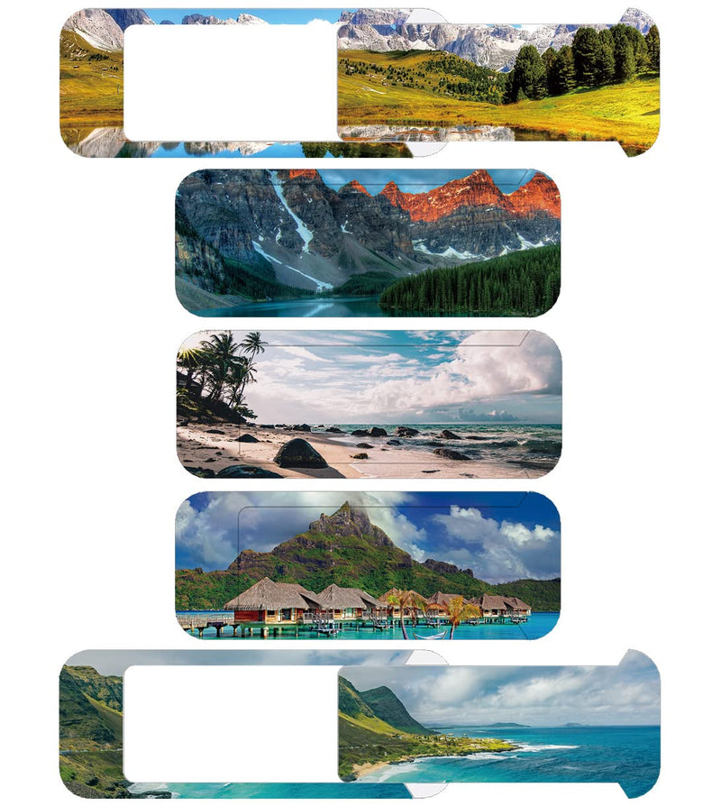 [Australia - AusPower] - Laptop Camera Cover Slide,Protective Cover for Laptop, Desktop, PC,MacBook Pro, MacBook Air, iPad, iMac, Tablet,Protecting Privacy Security (Scenery) Scenery 
