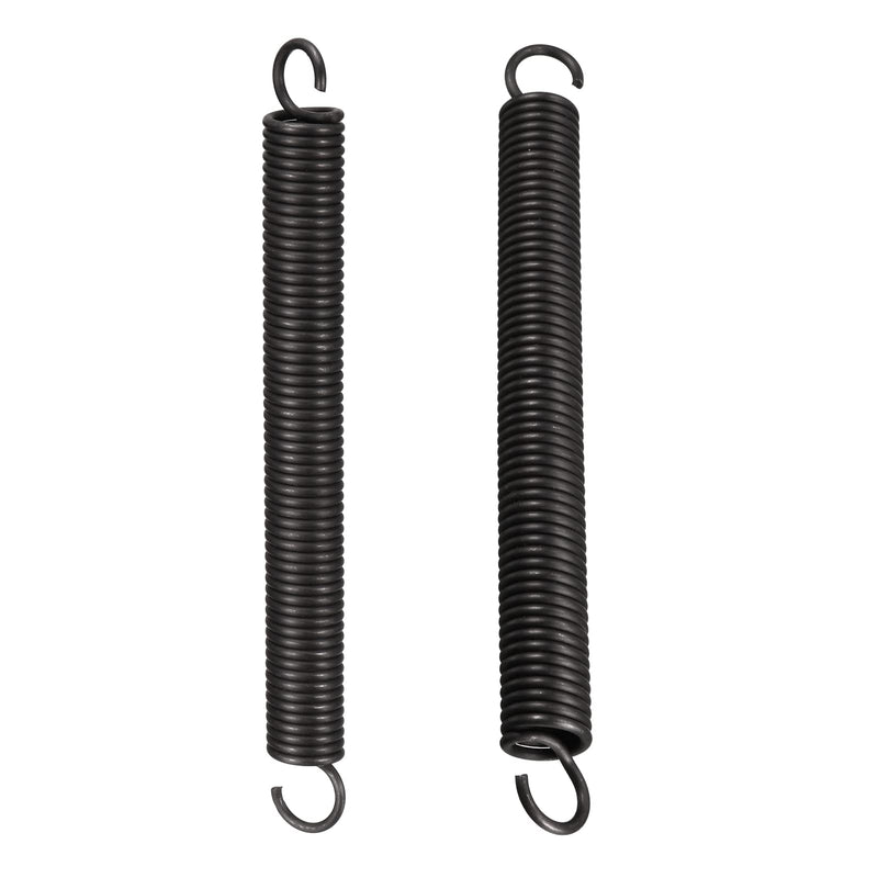 [Australia - AusPower] - 2.5x18x180mm(WxODxL) Extension Spring - 2Pack - Good for Home Repair Machinery - Manganese Steel Extended Compressed Spring - Black 2.5x18x180mm 