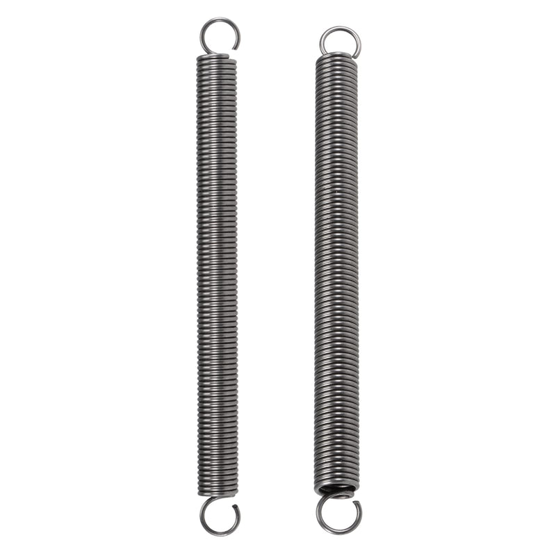 [Australia - AusPower] - 2x16x200mm(WxODxL) Extension Spring - 2Pack - Good for Home Repair Machinery - Spring Steel Extended Compressed Spring - Grey 2x16x200mm 