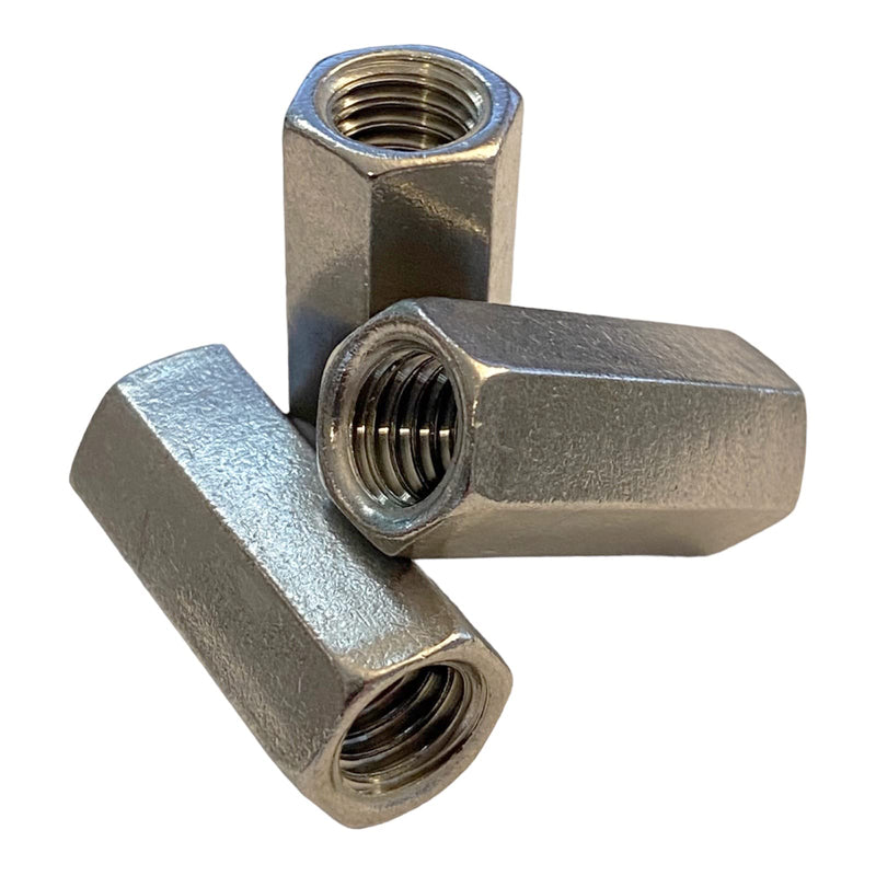 [Australia - AusPower] - 3/8" Couplings Nuts Stainless Steel (4) 4 