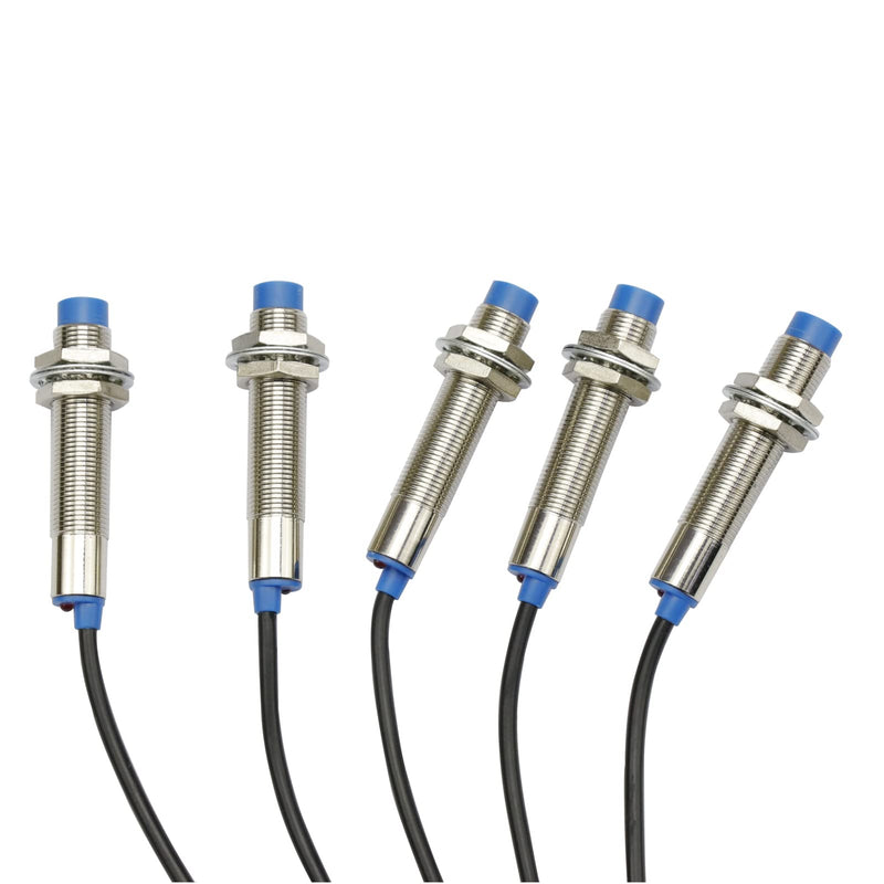 [Australia - AusPower] - 5Pcs LJ12A3-4-Z/AY Inductive Proximity Sensor Switch PNP DC6V-36V 3 Wire Normally Closed Detector 4mm 